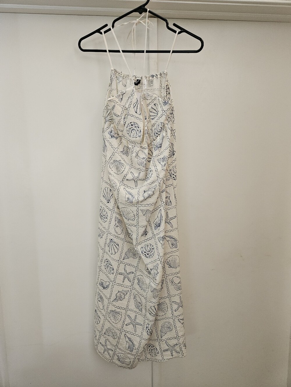 H & M Beachy dress with seashells